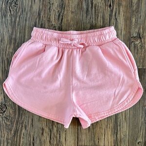 Rebel Sky Sweat Shorts Womens Sz Sm Pink Elastic Drawstring Pockets 2.5” Inseam